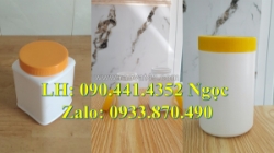 Hủ nhựa 100gr đựng mỡ bò, hủ nhựa 200gr đựng keo, hủ nhựa 250gr đựng kim chi, hủ nhựa 500g đựng bột