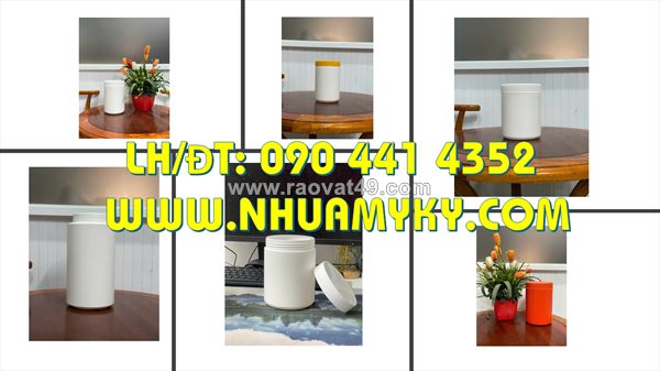 Hủ nhựa 250g đựng chất tẩy, hủ nhựa 200gr đựng kem tẩy đa năng, hủ nhựa 100g nắp xé đựng hóa chất