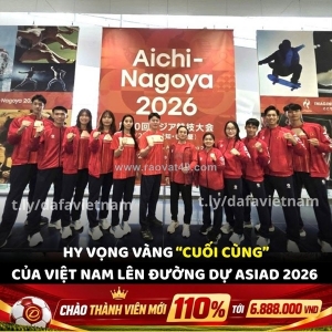 “hy vọng vàng” cuối cùng của việt nam tại asiad 2026?