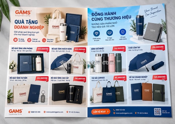 In tờ rơi tờ gấp decal tem nhãn các loại tại tân phú hcm