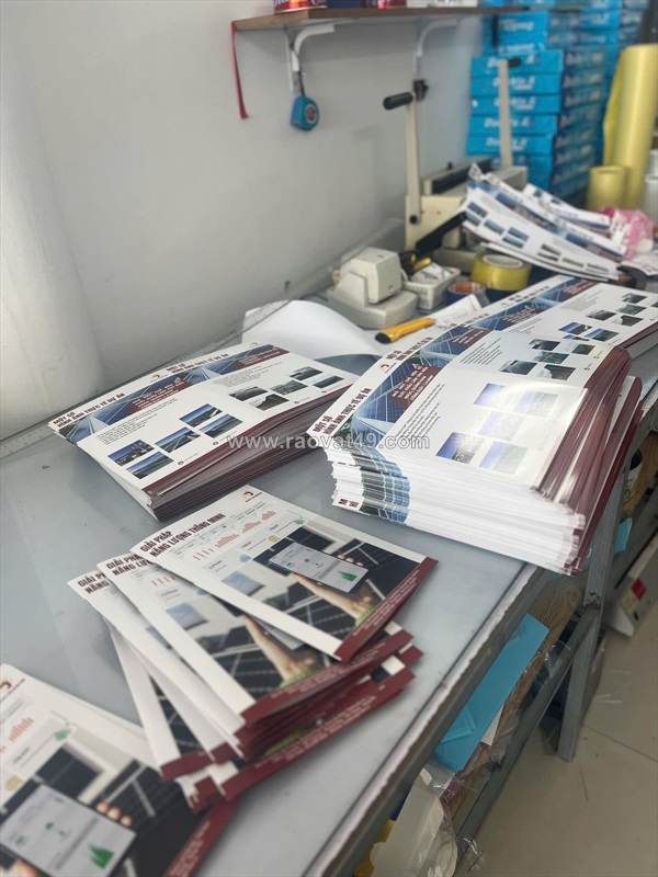 In tờ rơi tờ gấp decal tem nhãn các loại tại tân phú hcm