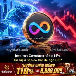 Internet computer tăng 14%, tín hiệu nào có thể đe dọa icp?