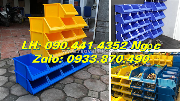 Kệ nhựa đa năng cỡ trung, khay nhựa a8 chịu lực, khay đựng linh kiện nhựa pp chính phẩm