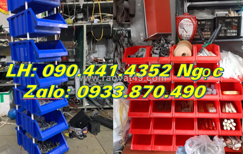 Kệ nhựa đa năng cỡ trung, khay nhựa a8 chịu lực, khay đựng linh kiện nhựa pp chính phẩm