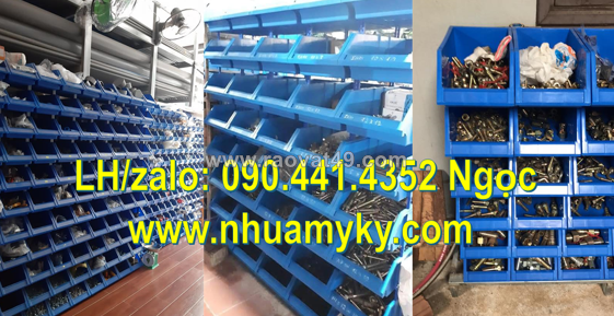 Kệ nhựa đựng bút viết văn phòng phẩm, khay nhựa đựng linh kiện sắc nhọn, hộp nhựa a6 đựng đinh ốc vít