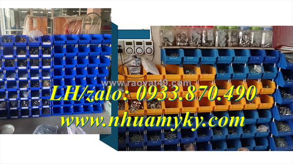 Kệ nhựa đựng linh kiện đa năng, báo giá khay nhựa đựng máy móc cầm tay size a9