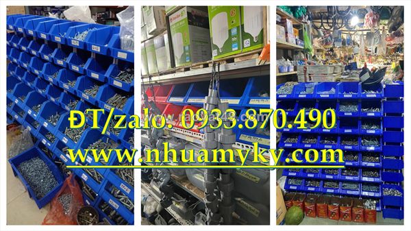 Kệ nhựa đựng thiết bị máy móc công trình, khay nhựa đựng hàng hóa, khay nhựa đựng móc khóa, đồ linh tinh