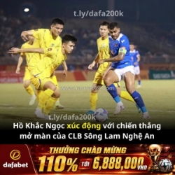 Khắc ngọc xúc động sau chiến thắng mở màn của slna!