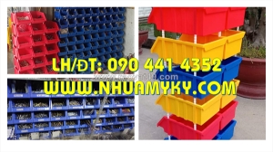 Khay nhựa đựng dụng cụ a5 màu đỏ, khay nhựa a6 đựng linh kiện màu vàng, khay đựng dụng cụ a8