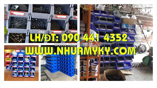 Khay nhựa đựng ngũ kim ốc vít, kệ nhựa đựng phụ tùng sửa xe honda, khay nhựa đựng thiết bị điện tử