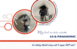 Lắp máy lạnh âm trần hiệu panasonic và lg 5hp cho hệ thống nhà hàng chuyên nghiệp nhất