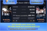 Lịch thi đấu lmht asiad 2026: việt nam tranh huy chương ngày 2/10