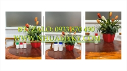 Lọ thủy tinh 50ml đựng serum, chai nhựa 100ml đựng bột thông cống, chai nhựa 250ml đựng chất phân thủy