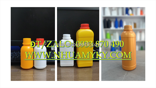 Lọ thủy tinh 50ml đựng serum, chai nhựa 100ml đựng bột thông cống, chai nhựa 250ml đựng chất phân thủy