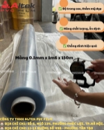 Màng nhựa pvc dẻo có bột 0.10mm x 1m6 x 150m hàng có sẵn