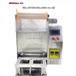 Máy dập nắp hộp nhựa tự động - tăng tốc làm việc