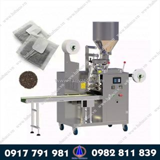 Máy đóng gói trà túi lọc có tem chỉ - tốc độ nhanh