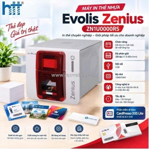 Máy in thẻ nhựa evolis zenius zn1u0000rs – nhỏ gọn, in nhanh, chuyên nghiệp!
