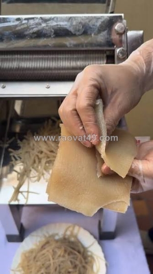 Máy thái và lạng bì heo liên hoàn - nhanh và đều