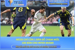 Messi chỉ còn 1 bàn để chạm mốc 100 bàn cho inter miami