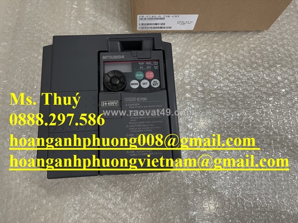 Mitsubishi inverter fr-e740-0.75k-cht - thiết bị chính hãng