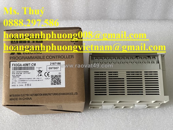 New plc mitsubishi fx3ga-40mt-cm - thiết bị tự động hoá