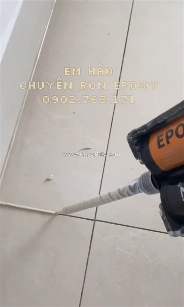 Nhận thi công chà ron gạch bằng keo epoxy 2 thành phần