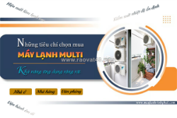 Những tiêu chí chọn mua máy lạnh multi/khả năng ứng dụng rộng rãi