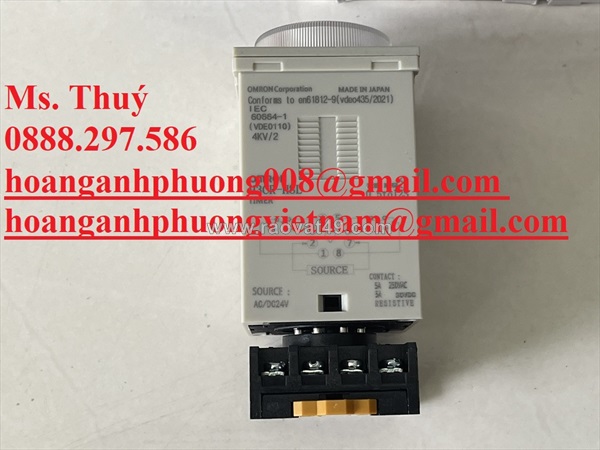 Omron h3cr-h8l - relay thời gian giá ưu đãi - hoàng anh phương