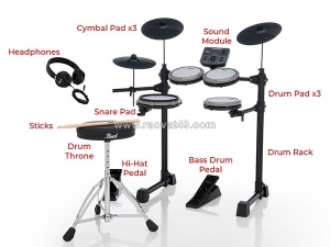 Pearl ers1000 – nhiều tiếng trống để tập