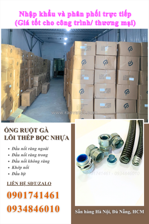 Phân phối ống ruột gà lõi thép giá xưởng tại hà nội, đà nẵng, hcm