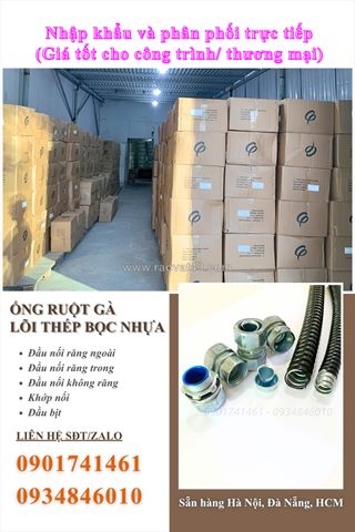 Phân phối ống ruột gà lõi thép giá xưởng tại hà nội, đà nẵng, hcm