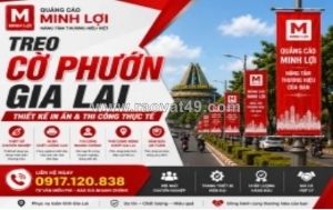 Quảng cáo minh lợi - địa chỉ chuyên thiết kế băng rôn, cờ phướn chuyên nghiệp uy tín