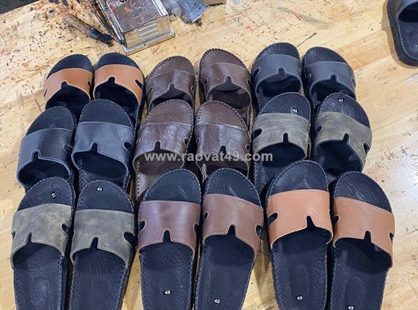 Sẵn kho dép da giá sỉ – hỗ trợ lấy size lộn xộn
