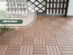 Sàn nhựa giả gỗ ban công cao cấp chống nước 100%