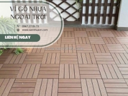 Sàn nhựa giả gỗ ban công cao cấp chống nước 100%