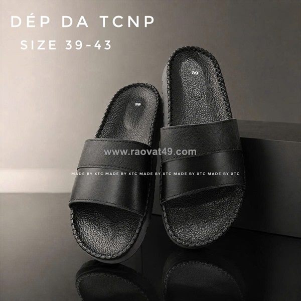 Sỉ dép da bò thật – chính sách nhập hàng phù hợp cho shop mới