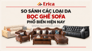 So sánh các loại da bọc ghế sofa phổ biến hiện nay