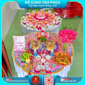 Sự khác biệt mâm cúng đầy tháng bé trai và bé gái