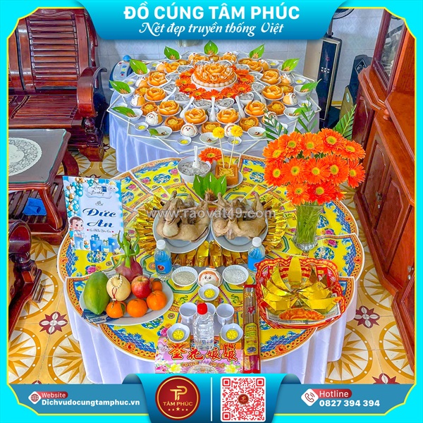 Sự khác biệt mâm cúng đầy tháng bé trai và bé gái