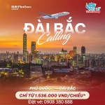 Sun phuquoc airways ưu đãi vé đi đài bắc chỉ từ 1536k