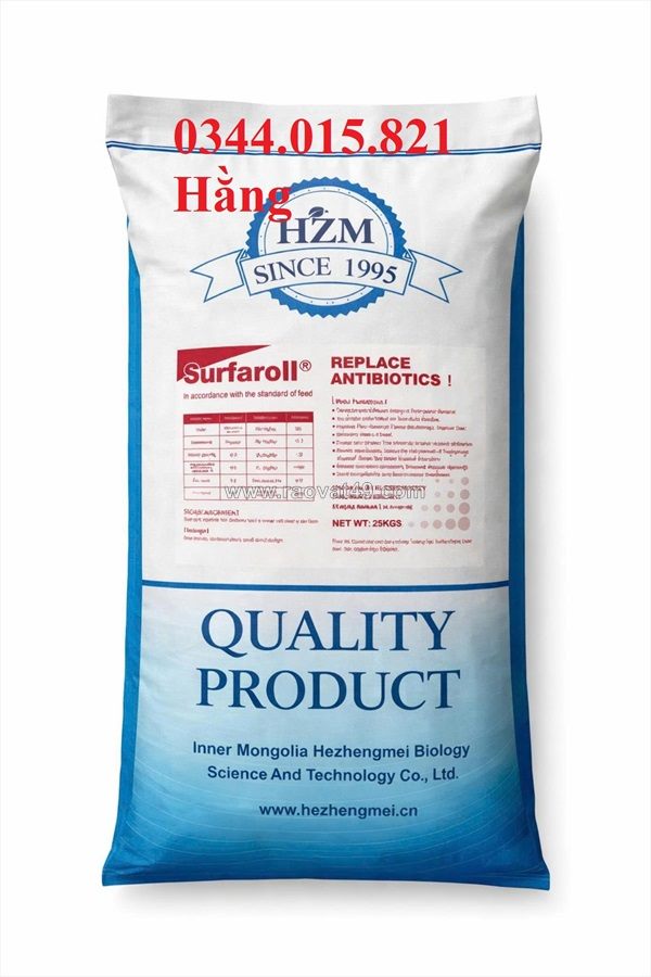 Surfaroll® , khoáng sét montmorillonite + propionic acid cho nuôi tôm