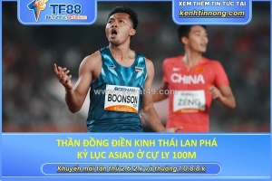 Thần đồng điền kinh thái lan phá kỷ lục asiad ở cự ly 100m
