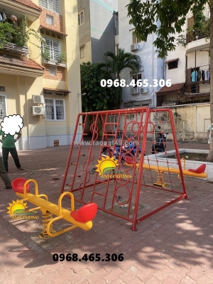 Thang leo dây trẻ em, thang leo sắt trẻ em, thang leo