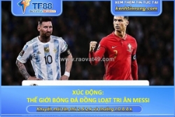 Thế giới bóng đá đồng loạt tri ân messi