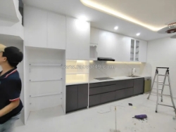 Thi công tủ bếp theo yêu cầu | đo đạc, sản xuất & lắp đặt