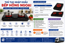Thủ tục nhập khẩu bếp hồng ngoại
