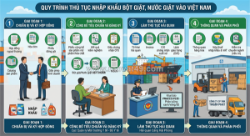 Thủ tục nhập khẩu bột giặt, nước giặt