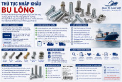 Thủ tục nhập khẩu bu lông
