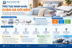 Thủ tục nhập khẩu chăn ga, gối, đệm